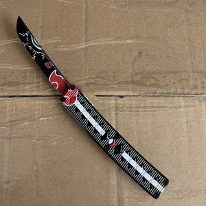 OK-1845 Navaja de Bolsillo Estilo Katana de Acero Inoxidable de 8.5 Pulgadas, Mango Estilo NA RUTO, Navaja Táctica de Doble Acción, Herramienta de Respaldo - Product Image 4