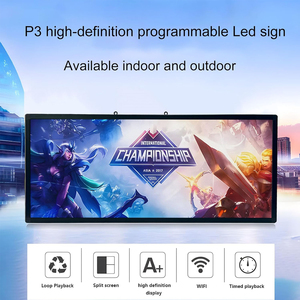 P3 ngoài trời lập trình di chuyển dẫn đăng ký 40 "x 18 'kỹ Thuật Số Màn hình hiển thị wifi điều khiển hỗ trợ văn bản, hình ảnh & video - Product Image 4