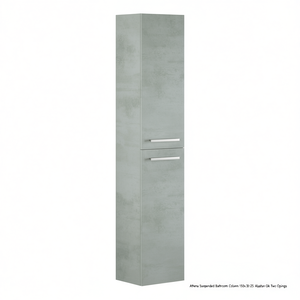 Columna suspendida para baño Athena 150x30x25 Roble Alaska con dos aberturas - Product Image 3