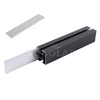 Extension d'épissure de rail de connecteur de profil de Pv de rail solaire pour le connecteur de rail solaire de 40 x de 40mm