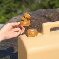 Haute qualité Portable 20l conteneur d'eau Durable de qualité alimentaire Camping réservoir d'eau robinet étanche bouteille d'eau accessoires