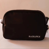 Riñonera Unisex Personalizada Impermeable de Nylon 1L con Cierre de Cremallera y Broche, Ajustable para Uso Cruzado, Ideal para Compras al Aire Libre