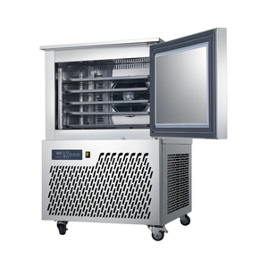 Mesin Freezer cepat udara komersial industri Ultra rendah temperatur-45 ℃ 3 nampan tipe Freezer pelat pendingin udara kejut cepat - Product Image 2