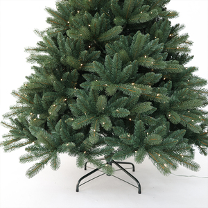 Sapin de Noël artificiel pré-éclairé à LED, montage facile, pour la maison et le bureau, en PE durable avec support - Product Image 6