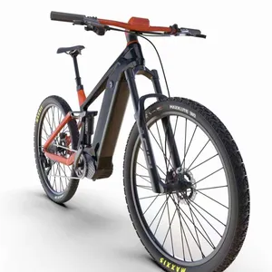 Bicicleta eléctrica de montaña 2023 fibra de carbono, 29 pulgadas, para caza, bloqueo de huella dactilar, 52V 1000W