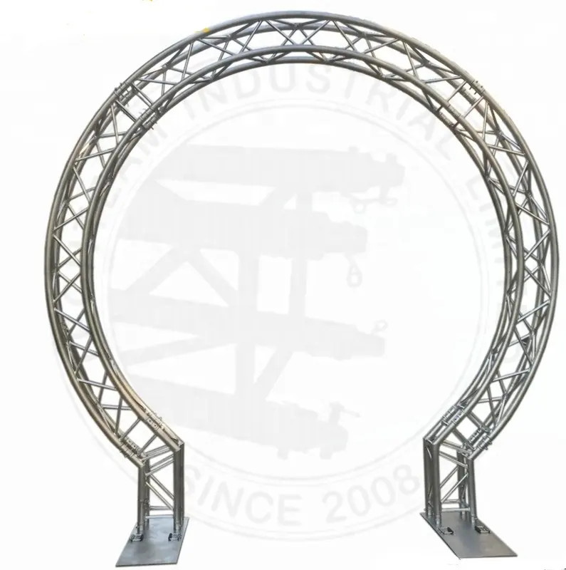 Scène en Aluminium Ronde Arches De Mariage Treillis Circulaire Offre Spéciale