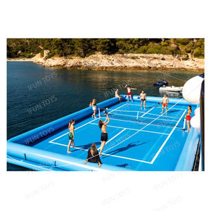 Terrain gonflable flottant <span class=keywords><strong>pour</strong></span> pickleball, terrain de tennis, <span class=keywords><strong>sol</strong></span> sur l'eau - Product Image 1