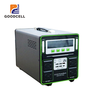 Goodcell Trạm điện cầm tay 500W/1000W/2000W/3000W tinh khiết sóng sin năng lượng mặt trời Máy phát điện AC Nguồn cắm trại ngoài trời bật lửa xì gà - Product Image 1
