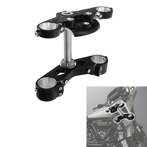 TCMT Collier de fixation supérieur et inférieur de fourche avant pour Harley Touring CVO <span class=keywords><strong>Street</strong></span> Glide 2023-2026 ST FLHXSTSE Limited FLHXLSE - Product Image 1