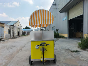 Chariot de cuisine mobile personnalisable avec système électrique pour barbecue et gaufres, chariot à hot-dogs facile à pousser à la main, camions de restauration mobiles - Product Image 4