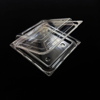 Emballages en plastique transparents personnalisés en PET PVC, type clamshell, pour chocolats, bonbons et fruits, directement de l'usine.