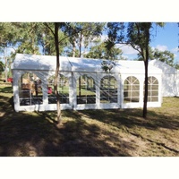 Carpa con Estructura en A de 6 m de Ancho, Toldo Exterior en Forma de A para Bodas, Recepciones, Eventos y Alquiler Comercial