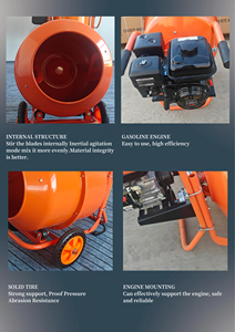 <span class=keywords><strong>Mini</strong></span> Máy trộn bê tông di động máy trộn bê tông 120L hiệu quả cao gang bánh xi măng <span class=keywords><strong>Mixer</strong></span> xách tay - Product Image 3