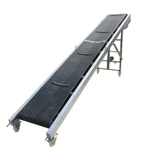 V shape conveyor for wheat corn grain truck loading unloading belt conveyor