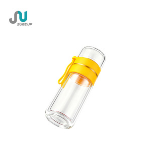 Juego de Tazas de Vidrio Borosilicato de Doble Pared, Separación de Té y Agua, Logotipo Personalizado, Caja de Regalo para Turismo Cultural, Venta al Por Mayor - Product Image 3
