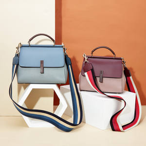 Sac à main bandoulière en cuir véritable pour femme, nouvelle collection printemps-été 2025, sac à main portable tendance, doublure en polyester, agence libre - Product Image 6