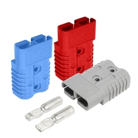 Conector de Batería para Fregadora de Pisos, 175A, 2 Polos, Contacto Plateado para Cable de Carga, Repuestos y Servicio