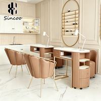 Table de manucure moderne et durable avec collecteur de poussière pour salon de beauté, spa, poste de travail de manucuriste