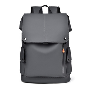 Oem ODM nhà máy công suất lớn mở rộng máy tính xách tay Ba lô giản dị kinh doanh không thấm nước Ba lô với USB nối dây kéo đóng cửa - Product Image 3