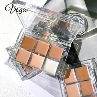 Palette de fards à joues 6 couleurs Surligneur Poudre de fards à joues Maquillage Longue tenue Preuve des taches Crème de fard à joues mate sans cruauté