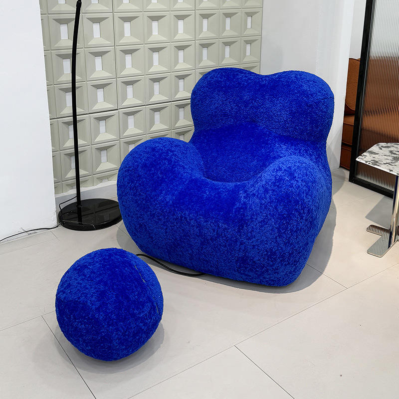 Klein Blue Wool Curl