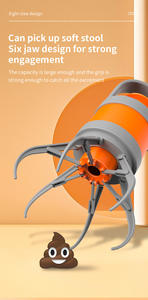 2024 최고 최신 휴대용 애완 동물 똥 스쿠퍼 ABS 플라스틱 긴 손잡이 개 똥 스쿠퍼 가방 - Product Image 5