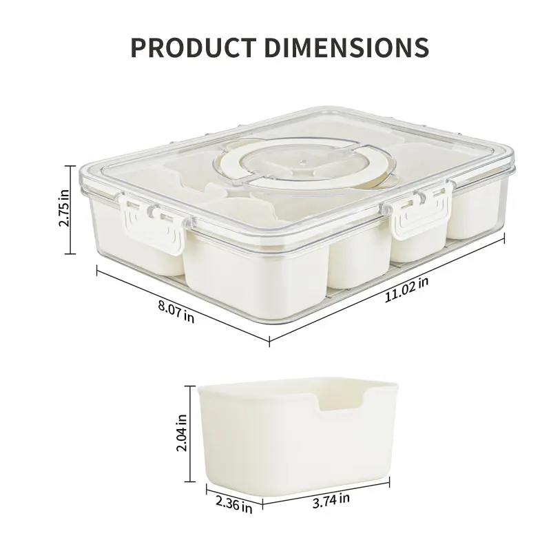 Fruit Meat Storage containers pantry kitchen 4 in 1 Box Seasoning Box Container Storage Organizer For Kitchen