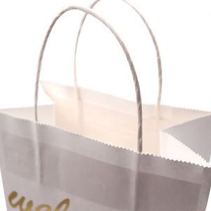 Different Size Machine Making White Shopping Paper <b>Bag</b> with logo - Product Image 4