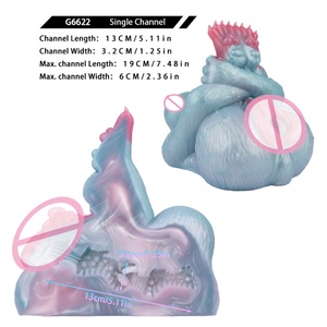 GEEBA Masturbateur masculin réutilisable en forme d'animal, jouet sexuel pour adulte, vagin de poche, manchon masturbateur masculin en silicone, jouets sexuels en gros - Product Image 2