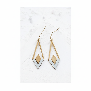 Luxury Brass <b>Earrings</b> Ins Popular Brass Design <b>Fashion</b> Jewelry Unisex Vintage Women Popular Customize Size - Product Image 1