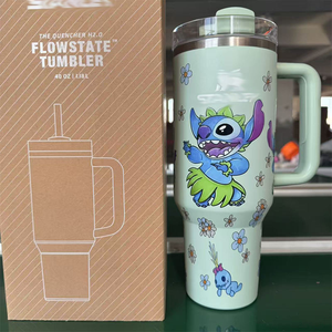 Vaso Térmico <span class=keywords><strong>de</strong></span> 40 oz (24.35 oz) con Logotipo Personalizado, Diseño <span class=keywords><strong>de</strong></span> Dibujos Animados, <span class=keywords><strong>Taza</strong></span> <span class=keywords><strong>de</strong></span> Viaje, Vasos Térmicos con Asa y Estampado 3D - Product Image 1