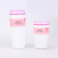 Mug à café en acier inoxydable à double paroi isolé sous vide avec couvercle, gobelet isotherme de voyage personnalisé avec logo