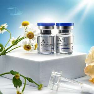 自社ブランドブルー銅ペプチド凍結乾燥粉末セットアンチエイジング & ホワイトニング水和修復血清フェイススキンケア用 - Product Image 3