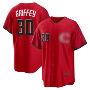 Camiseta del Estadio City Connect de Cincinnati 2026, Número 44 # De la Cruz 30 # Griffey Jr. 99 # McLain 29 #   Camiseta de Béisbol Americana Cosida Friedl - Product Image 4