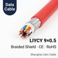 Câble de signal LiYCY en gros, blindé, paire torsadée, PVC, cuivre étamé, tressé, pour applications industrielles PLC