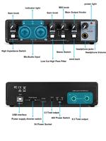 Équipement d'enregistrement informatique professionnel, équipement de chant en direct, carte son externe USB pour guitare, studio audio