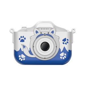Kamera Selfie Anak-anak Hadiah Ulang Tahun Natal untuk Anak Perempuan Usia 3-10 HD Anak Kamera Video Digital Balita Kartun Kamera Silikon Mainan - Product Image 1