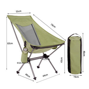 Silla Plegable de Aluminio Oxford Encriptada <span class=keywords><strong>y</strong></span> Resistente, Portátil para Exteriores, <span class=keywords><strong>Playa</strong></span>, Oficina, Hospital, Jardín, Gimnasio, Escuela, Dormitorio - Product Image 6