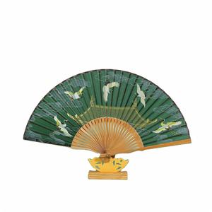 Women's Eco-Friendly <b>Summer</b> Folding Tassel Fan New Year Ancient Style Classical Chinese Design Portable Compact Bamboo Silk - Product Image 1