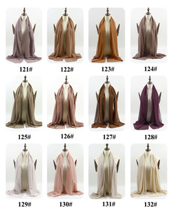 ผ้าชิฟฟ่อนประดับมุกสี132มีในสต็อกฮิญาบผ้าชิฟฟ่อนพร้อมที่คาดผม - Product Image 5