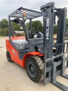 Chariot élévateur contrepoids diesel HELI CPCD50 pour la manutention de charges lourdes en extérieur sur les cours logistiques des grandes usines - Product Image 5