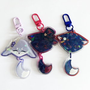พวงกุญแจอะคริลิคแบบปรับแต่งได้พวงกุญแจพลาสติกอะนิเมะน่ารัก - Product Image 1