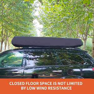 Nouvelle tente de toit de voiture de 2-3 personnes ouverture rapide automatique tente de <span class=keywords><strong>camping</strong></span> de profil d'aluminium de triangle de SUV tout-terrain - Product Image 4