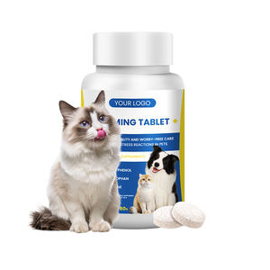 Huisdierensupplement Kalmerende Kauwtabletten Voor De Gezondheid Van Katten En Honden Bevorderen Ontspanning Kalmerend Supplement Vermindert Angst - Product Image 1