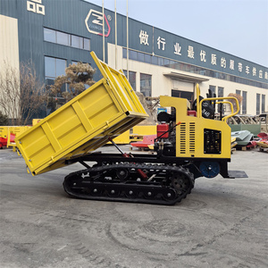 1.5 Ton Start Mini <b>Tracked</b> <b>Dumper</b> Truck Full Hydraulic Loading New Condition 2 Emission Standard - Product Image 5