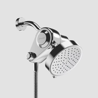 Ensemble de filtre de douche pour salle de bain avec pommeau de douche effet pluie, élimination de l'eau dure pour usage domestique