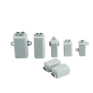 Conectores de Cable Tipo Zk, Terminal de Tornillo de Plástico Gris, 10A, Montaje en Panel, Tamaño de Contacto Estándar - Product Image 1