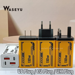 Nuovo Mecha 4 porta caricatore portatile Power Bank Dual Usb-a adattatore Usb C per samsung huawei - Product Image 6