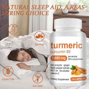 Complément de Curcuma et Curcumine 95% en Capsules avec Vitamine C, <span class=keywords><strong>Propolis</strong></span> d'Abeille, Gingembre, Poivre Noir et Huile MCT en Poudre – 120 Gélules - Product Image 5