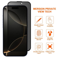 Protection d'écran en verre trempé anti-espion et anti-reflet 28 degrés pour iPhone 18 17 16 15 14 13 12 11 Pro Max Plus X
